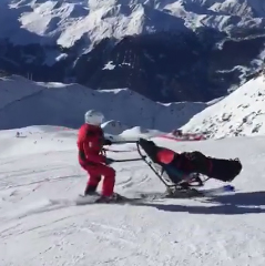 A Tessier Dualski in Verbier